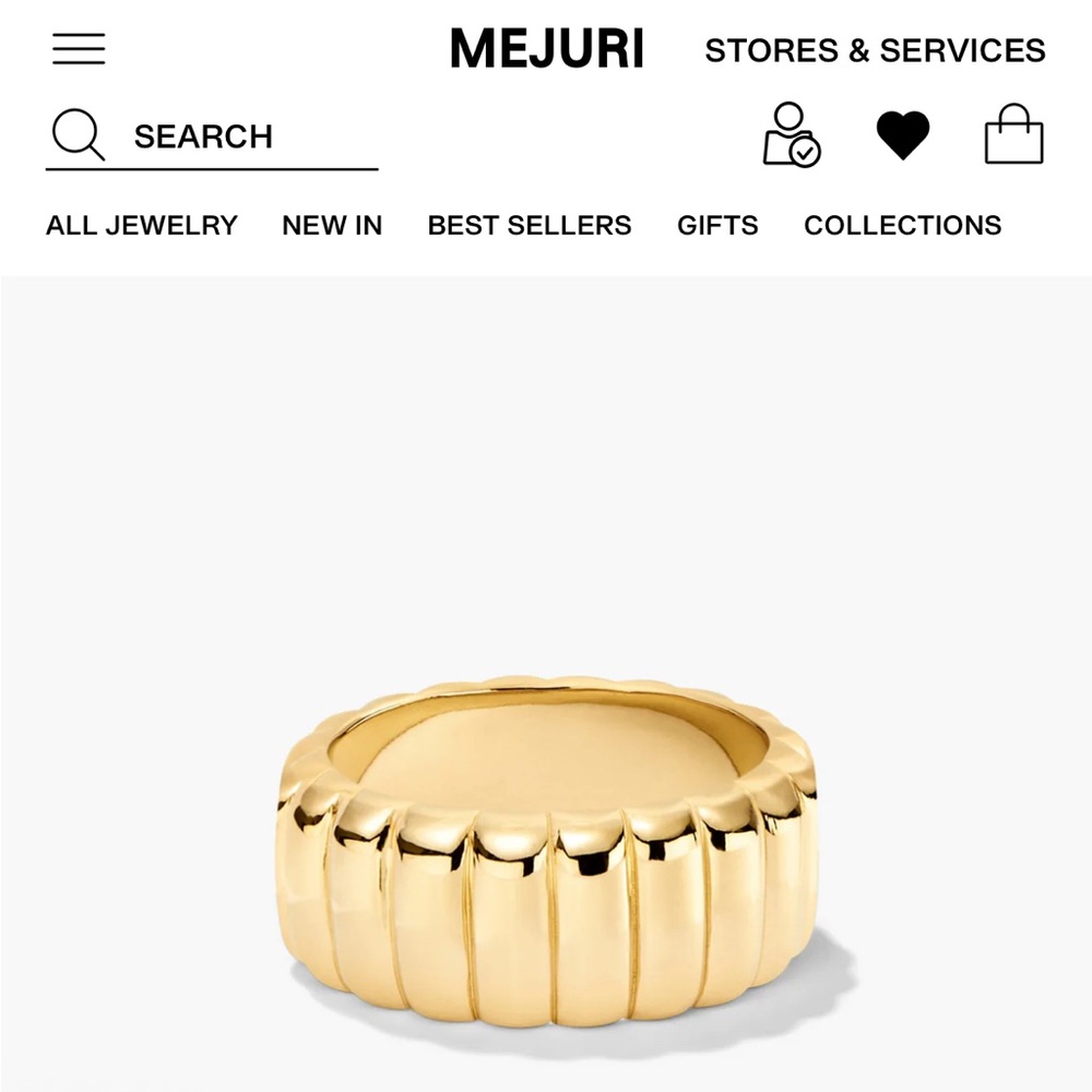 Mejuri Charlotte bold Ring